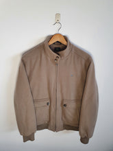 Load image into Gallery viewer, Lacoste Camel Fleece Bomber Jacket - M
