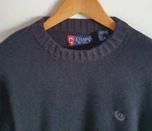 Load image into Gallery viewer, Ralph Lauren Chaps Black Crew Neck Sweatshirt - M
