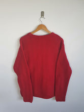 Load image into Gallery viewer, Ralph Lauren Chaps Red Crew Neck Sweatshirt - M
