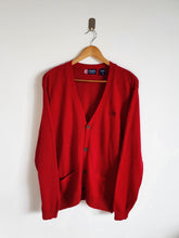 Load image into Gallery viewer, Ralph Lauren Chaps Red Cardigan - M
