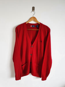 Ralph Lauren Chaps Red Cardigan - M