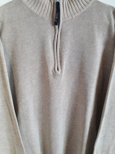 Ralph Lauren Chaps Sand 1/4 Zip Pullover - XL
