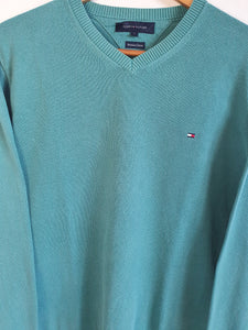 Tommy Hilfiger Turquoise Sweatshirt - S