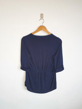 Load image into Gallery viewer, Tommy Hilfiger Womens Navy Blouse - S

