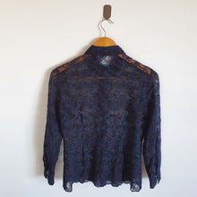 Load image into Gallery viewer, Laura Ashley Lace Blouse/ Shirt- S
