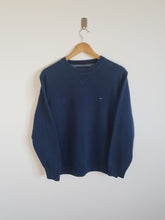 Load image into Gallery viewer, Tommy Hilfiger Blue Crew Neck Sweatshirt

