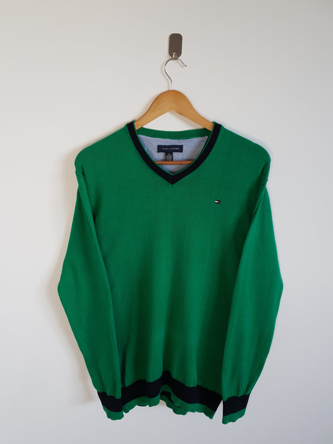 Tommy Hilfiger Green Sweatshirt - L