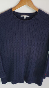 Tommy Hilfiger Womens Navy Sweatshirt - M