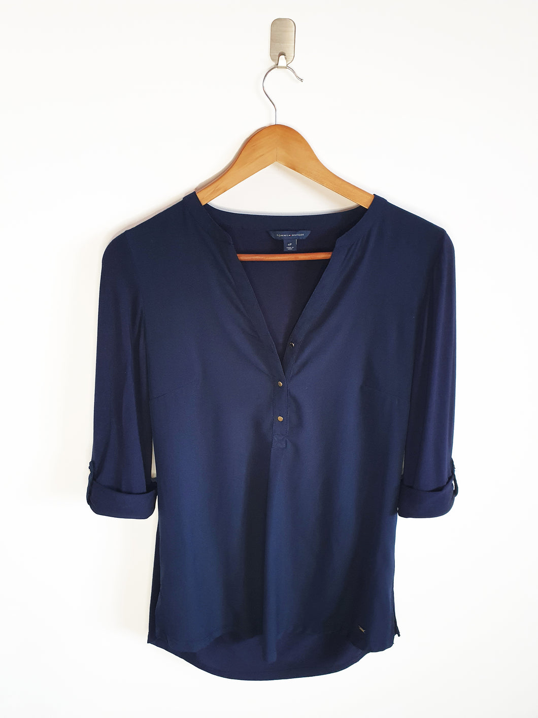 Tommy Hilfiger Womens Navy Blouse - S